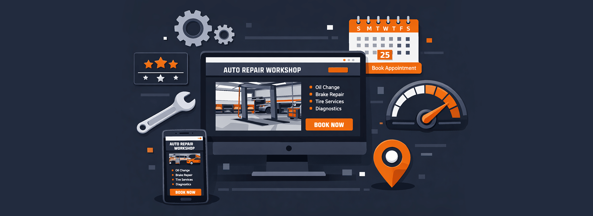 Sito web per officina meccanica: cosa non può mancare